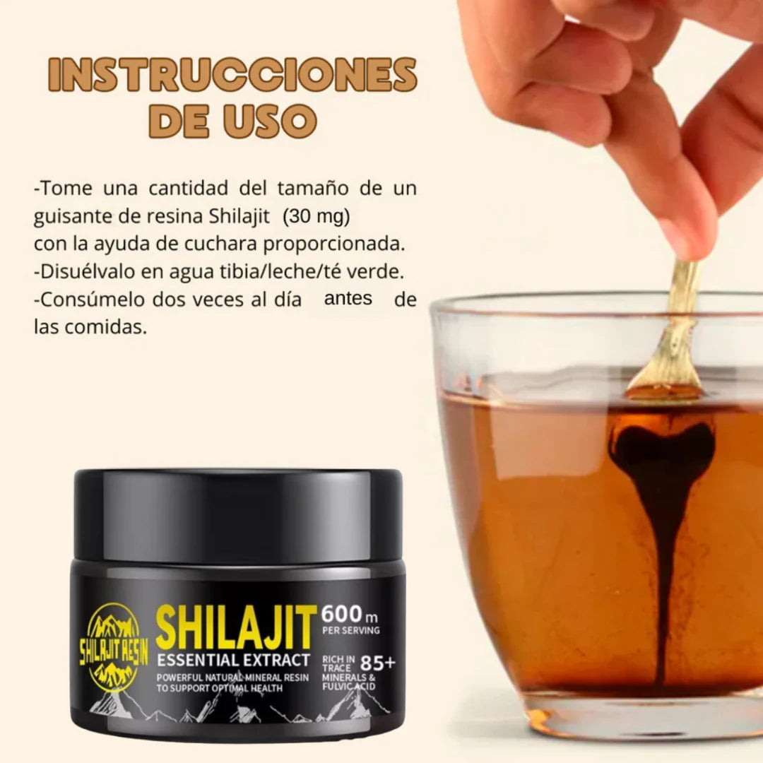 Resina Orgánica Pura Del Himalaya SHILAJIT 100g🔥
