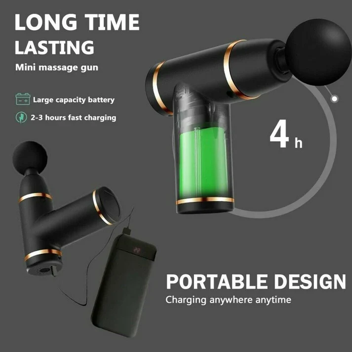 🔥 Pistola de Masaje con estuche - Dile Adiós a la Tensión y Aprovecha la Oferta Antes de que se Agote 💥