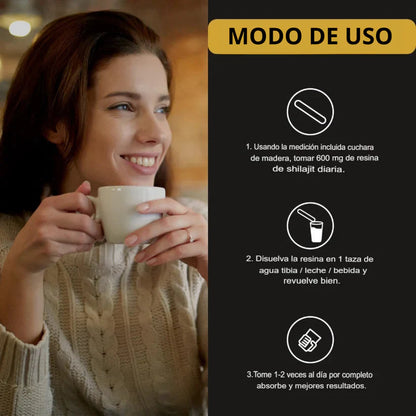 Resina Orgánica Pura Del Himalaya SHILAJIT 100g🔥