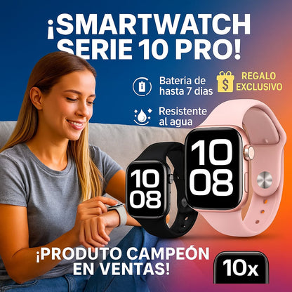 ⌚️ AirWatch Series 10 PRO + Cargador Inalámbrico Premium + 🎁 REGALO EXCLUSIVO SOLO HOY 🔥