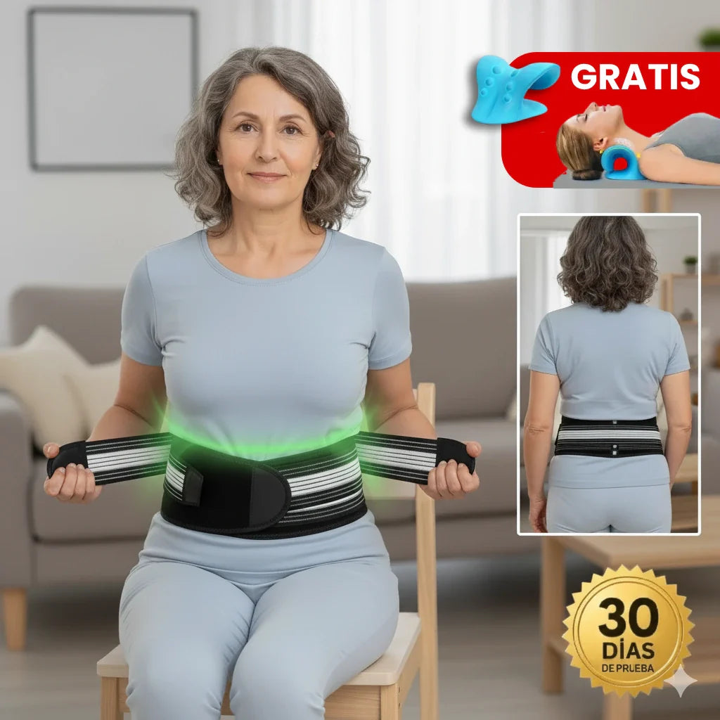 FlexiBack™ – El único cinturón cómodo y discreto que te permite volver a disfrutar de horas de pie sin dolor lumbar
